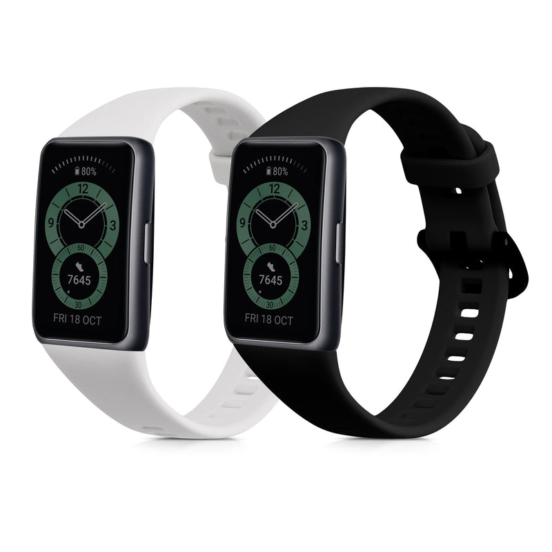 kwmobile Watch Strap for Huawei Band 6 Wristband Fitness Tracker Band Set Replacement Strap Smartwatch