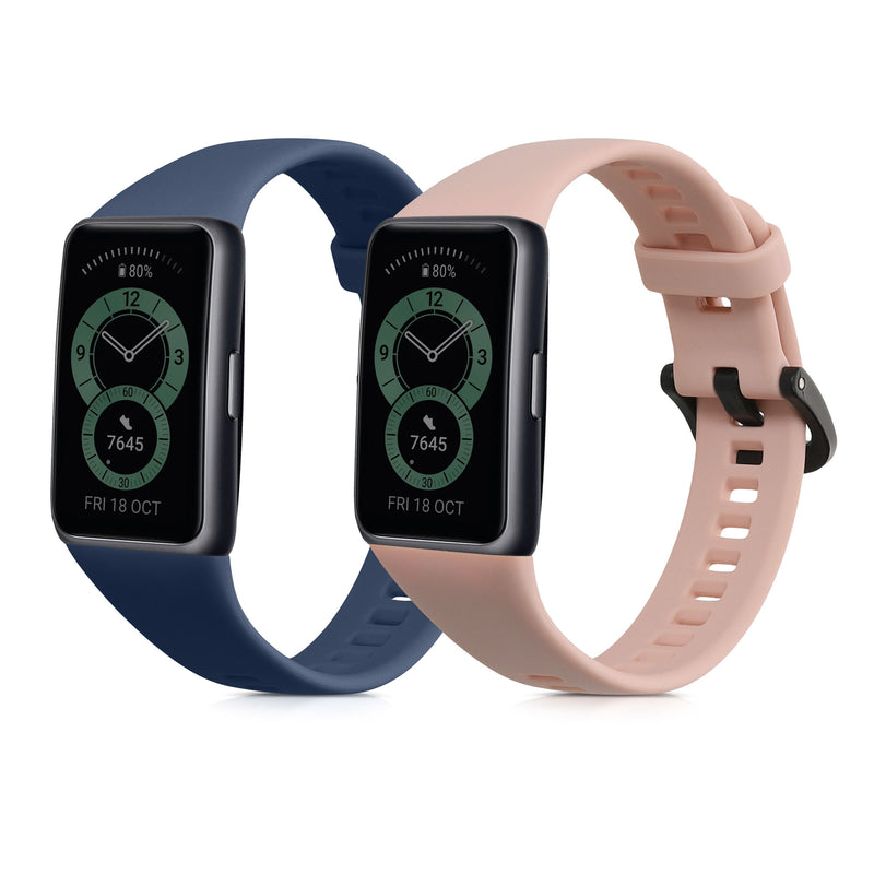 kwmobile Watch Strap for Huawei Band 6 Wristband Fitness Tracker Band Set Replacement Strap Smartwatch