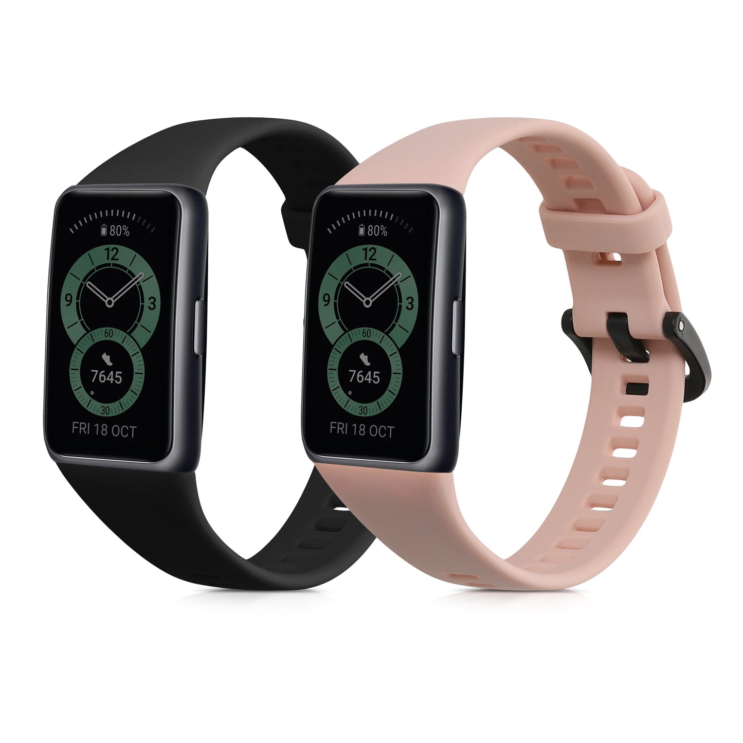kwmobile Watch Strap for Huawei Band 6 Wristband Fitness Tracker Band Set Replacement Strap Smartwatch