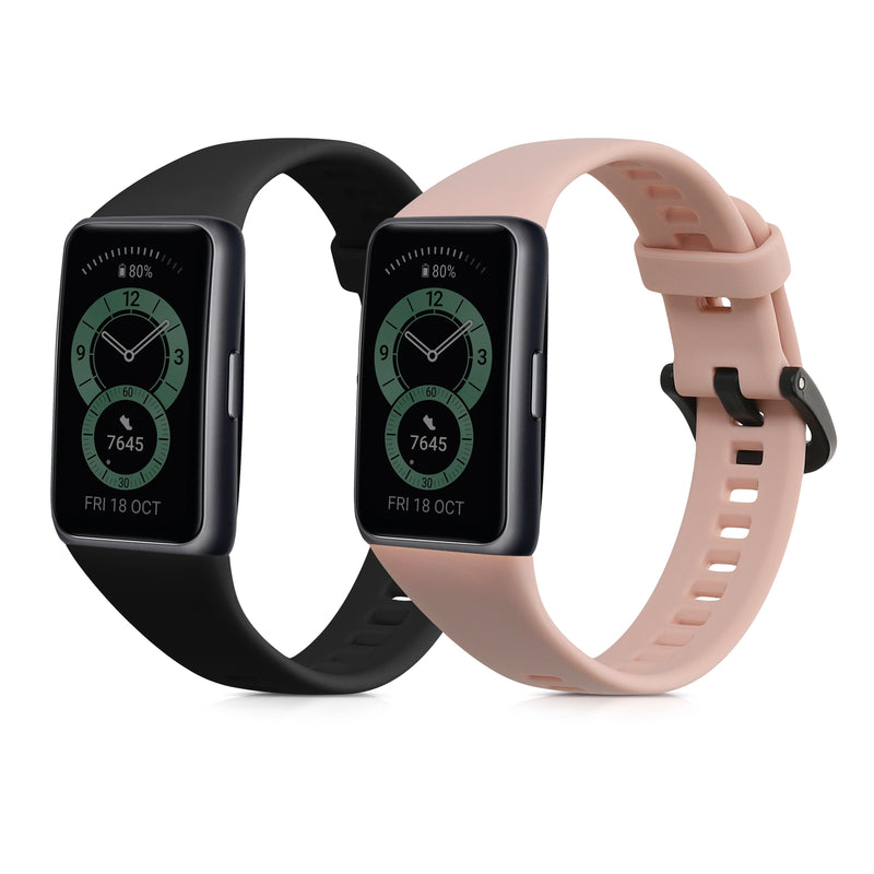 kwmobile Watch Strap for Huawei Band 6 Wristband Fitness Tracker Band Set Replacement Strap Smartwatch