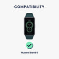 kwmobile Watch Strap for Huawei Band 6 Wristband Fitness Tracker Band Set Replacement Strap Smartwatch