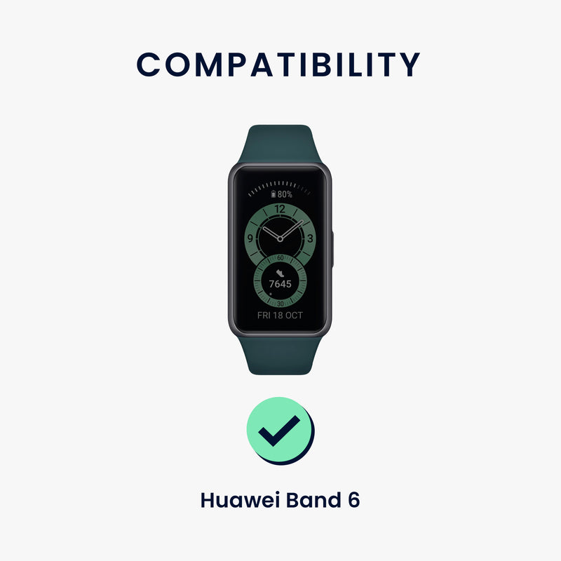 kwmobile Watch Strap for Huawei Band 6 Wristband Fitness Tracker Band Set Replacement Strap Smartwatch