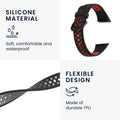 kwmobile Watch Strap for Huawei Band 6 & 6 Pro / Honor Band 7 & 6 Wristband Fitness Tracker Band Set Replacement Strap Smartwatch