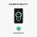 kwmobile Watch Strap for Huawei Band 6 & 6 Pro / Honor Band 7 & 6 Wristband Fitness Tracker Band Set Replacement Strap Smartwatch