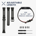 kwmobile Watch Strap for Huawei Band 6 & 6 Pro / Honor Band 7 & 6 Wristband Fitness Tracker Band Set Replacement Strap Smartwatch