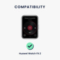 kwmobile Watch Strap for Huawei Watch Fit 2 Band Fitness Tracker Strap Set Replacement Band Smartwatch