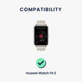 kwmobile Watch Strap for Huawei Watch Fit 2 Band Fitness Tracker Band Set Replacement Strap Smartwatch
