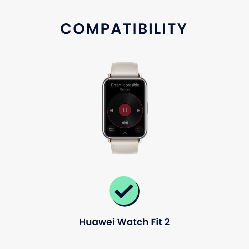 kwmobile Watch Strap for Huawei Watch Fit 2 Band Fitness Tracker Band Set Replacement Strap Smartwatch