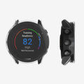 kwmobile Glass Case for Garmin Forerunner 955 Solar Protective Cover Fullbody Fitness Tracker Case Set