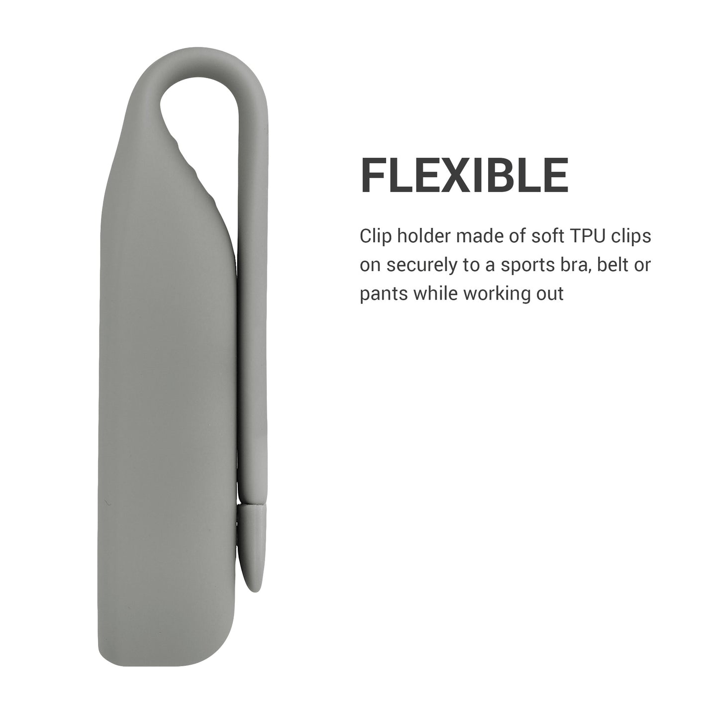 kwmobile Clip Holder compatible with Xiaomi Mi Band 7 / 6 / 5 / 4 Holder without Tracker