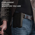 kwmobile Belt Pouch Case Compatible with Mobile Phones with Belt Clip Belt Case with Belt Loop