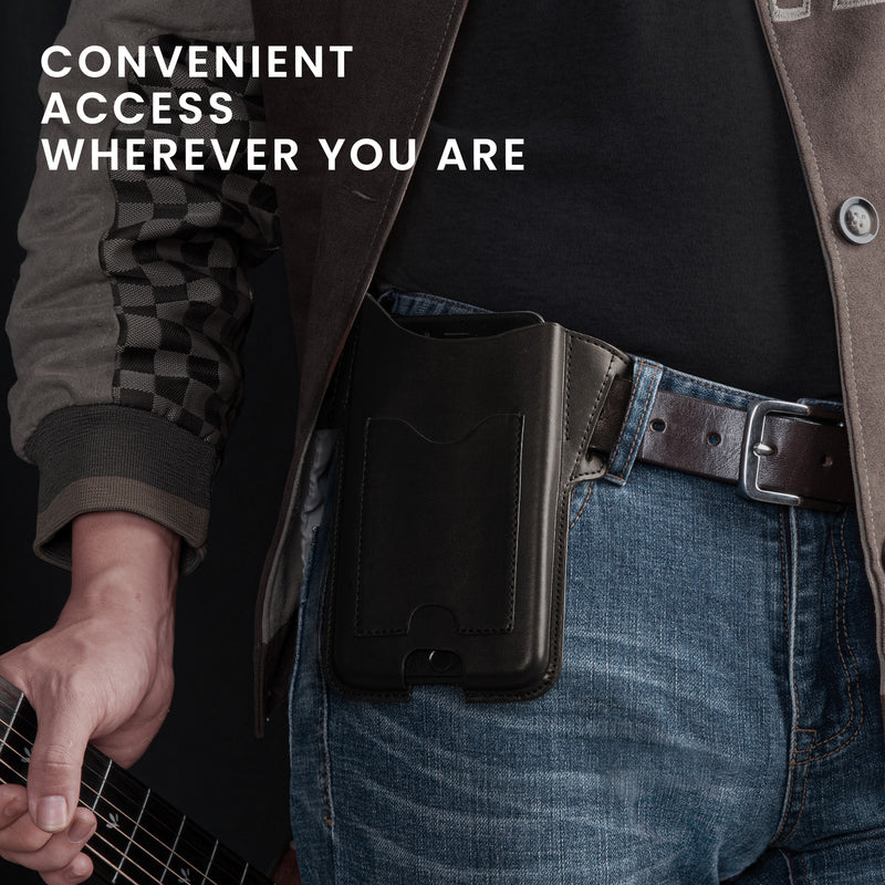 kwmobile Belt Pouch Case Compatible with Mobile Phones with Belt Clip Belt Case with Belt Loop
