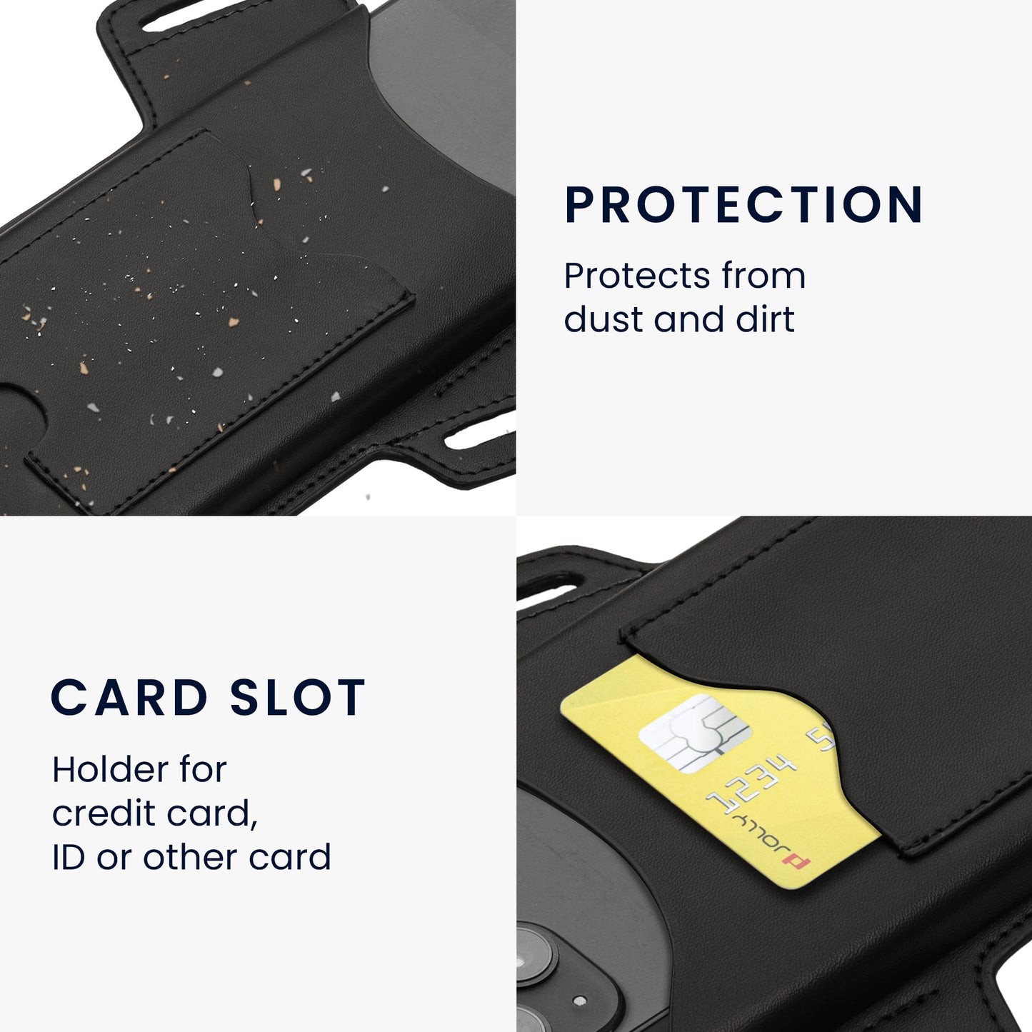 kwmobile Belt Pouch Case Compatible with Mobile Phones with Belt Clip Belt Case with Belt Loop