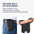 kwmobile Belt Pouch Case Compatible with Mobile Phones with Belt Clip Belt Case with Belt Loop