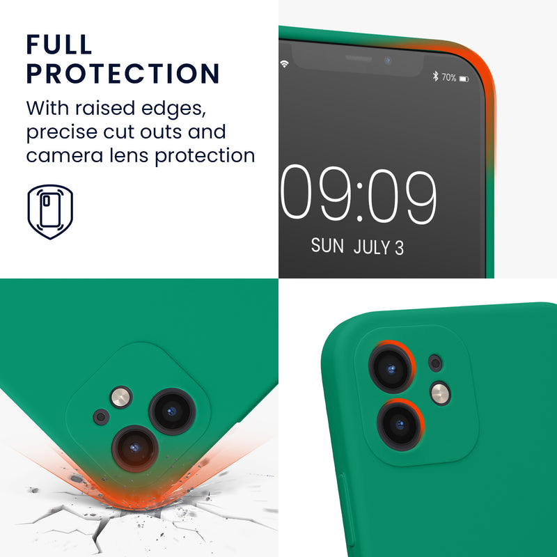 kwmobile Case Compatible with Apple iPhone 12 - Phone Cover - Phone Case