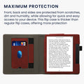 kwmobile Protective Case Compatible with Amazon Kindle Oasis 10th Generation Flip Case - Cover with Hand Strap