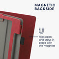 kwmobile Protective Case Compatible with Amazon Kindle Oasis 10th Generation Flip Case - Cover with Hand Strap