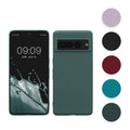 kwmobile Hülle kompatibel mit Google Pixel 7 Pro Hülle - weiches TPU Silikon Case - Cover geeignet für kabelloses Laden - Weiß matt Weiß matt  