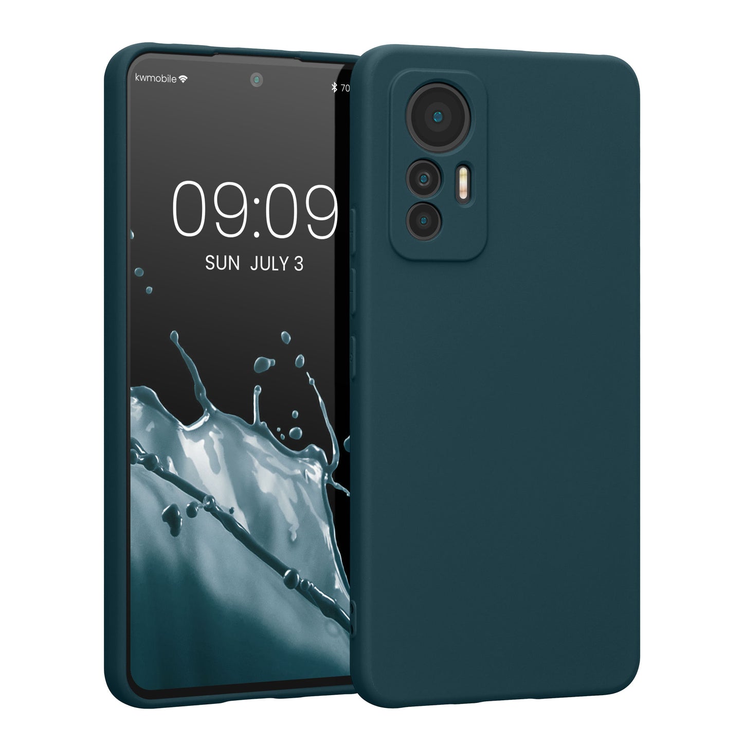 kwmobile Slim Case Compatible with Xiaomi 12 Lite 5G Cover - Silicone Phone Case