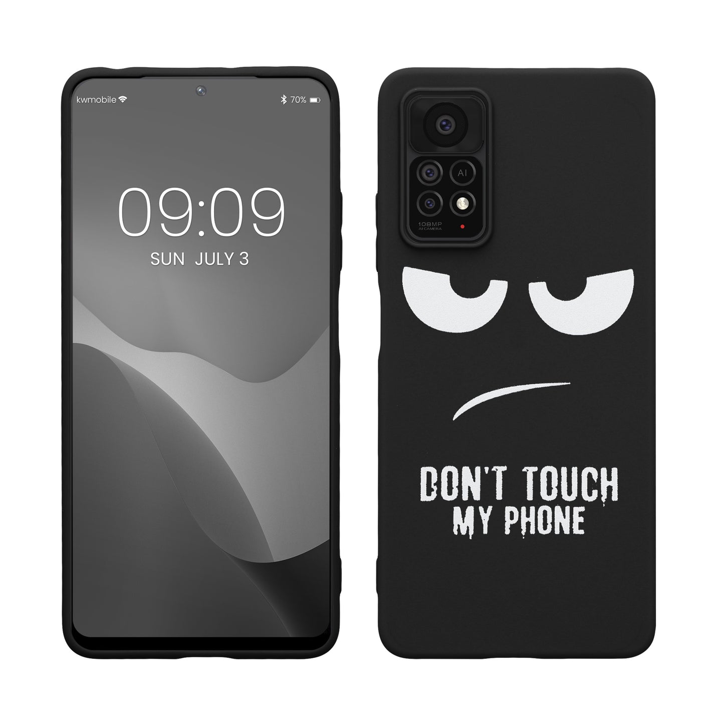 kwmobile Case Compatible with Xiaomi Redmi Note 11 Pro / Note 11 Pro (5G) / Note 12 Pro (4G) - Silicone Phone Cover