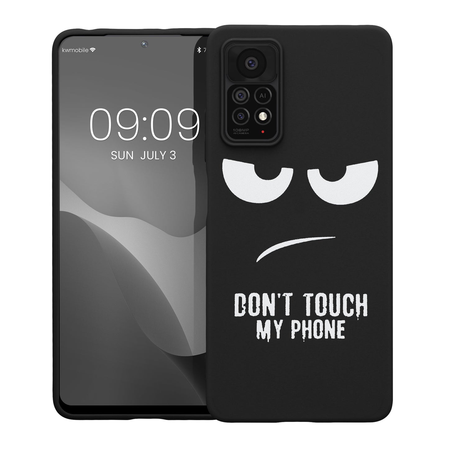 kwmobile Case Compatible with Xiaomi Redmi Note 11 Pro / Note 11 Pro (5G) / Note 12 Pro (4G) - Silicone Phone Cover