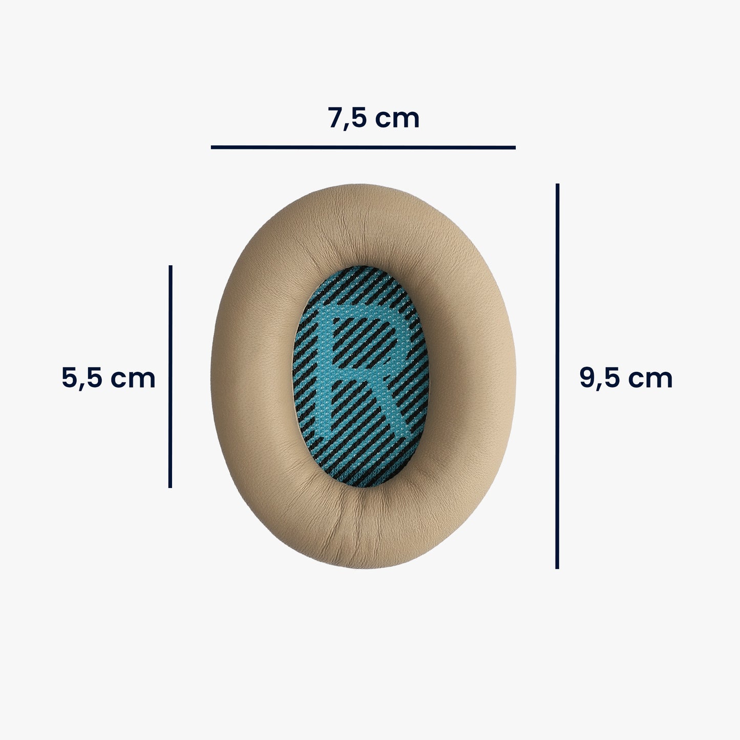 kwmobile Ear Pads compatible with Bose Soundlink Around-Ear Wireless II - Headphone Ear Cushions - Pads for Over Ear Headphones