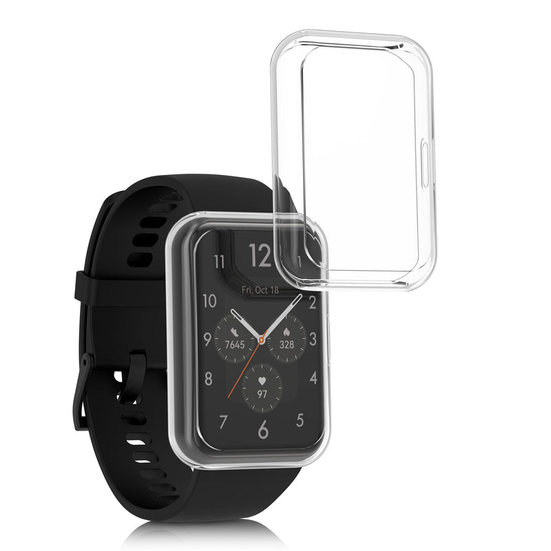 kwmobile Protective Case for Huawei Watch Fit 2 Fullbody Display Cover Set