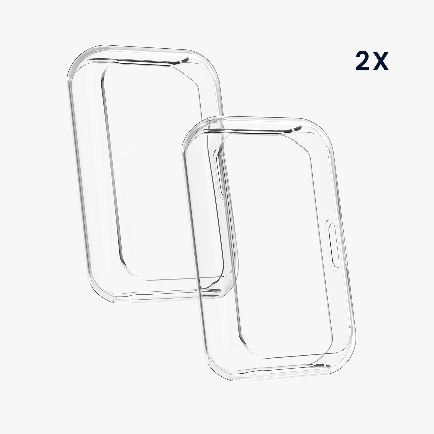 kwmobile Protective Case for Huawei Watch Fit 2 Fullbody Display Cover Set
