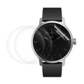 kwmobile 3x Transparente Displayschutzfolie kompatibel mit Withings Scanwatch 42mm - Schutzfolie für Fitness Tracker Displayschutz Transparent  