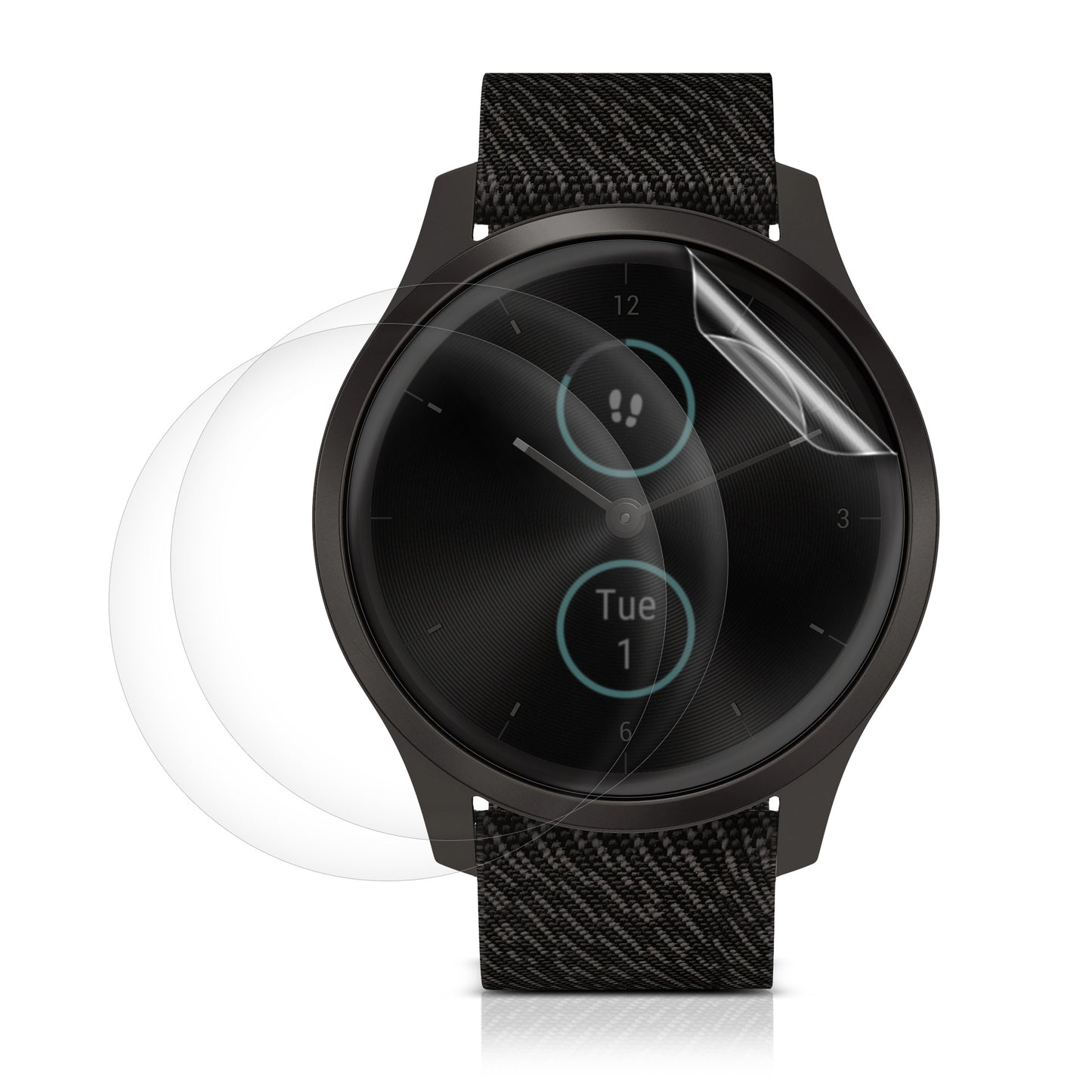 3x Screen Protector Compatible with Garmin vivomove Style