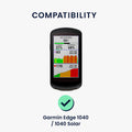 kwmobile Case Compatible with Garmin Edge 1040 / 1040 Solar - Protective Cover
