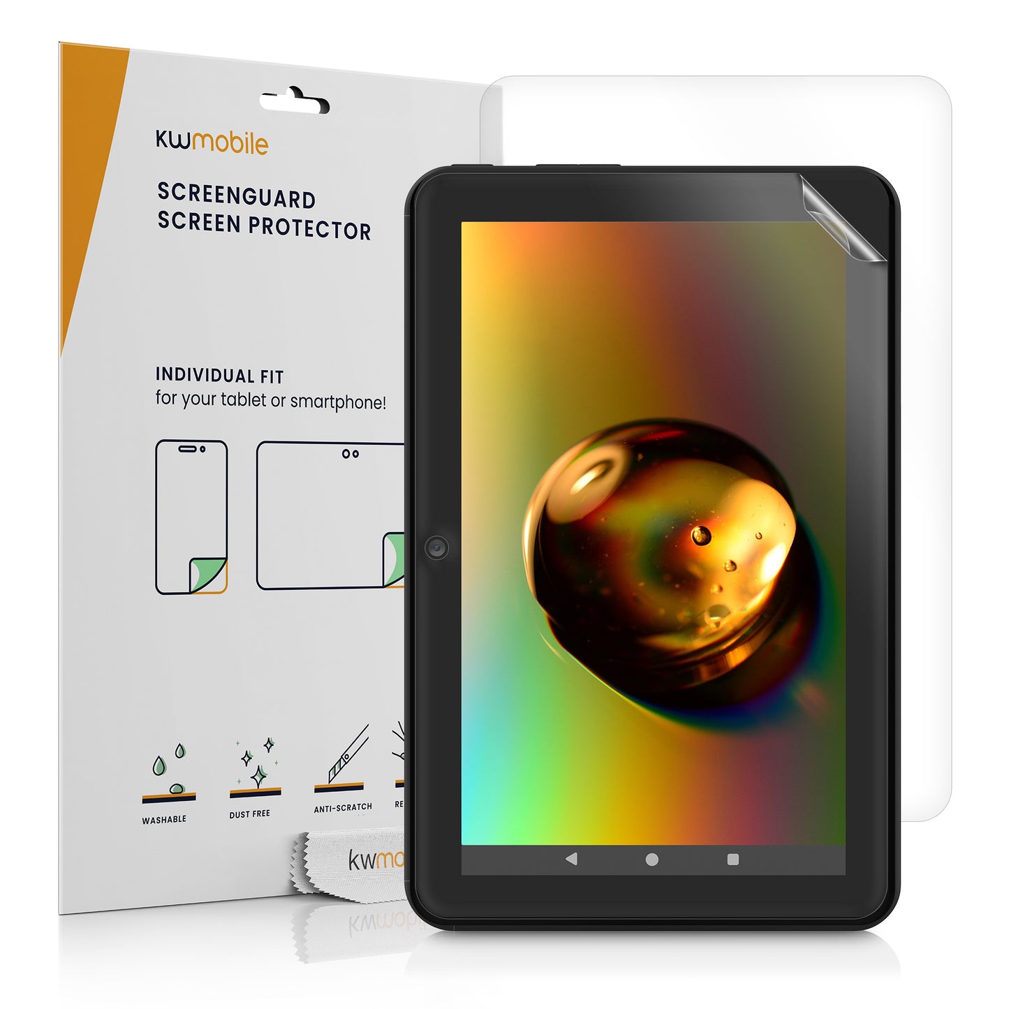 2x Screen Protector compatible with Amazon Fire 7 7" (2022)