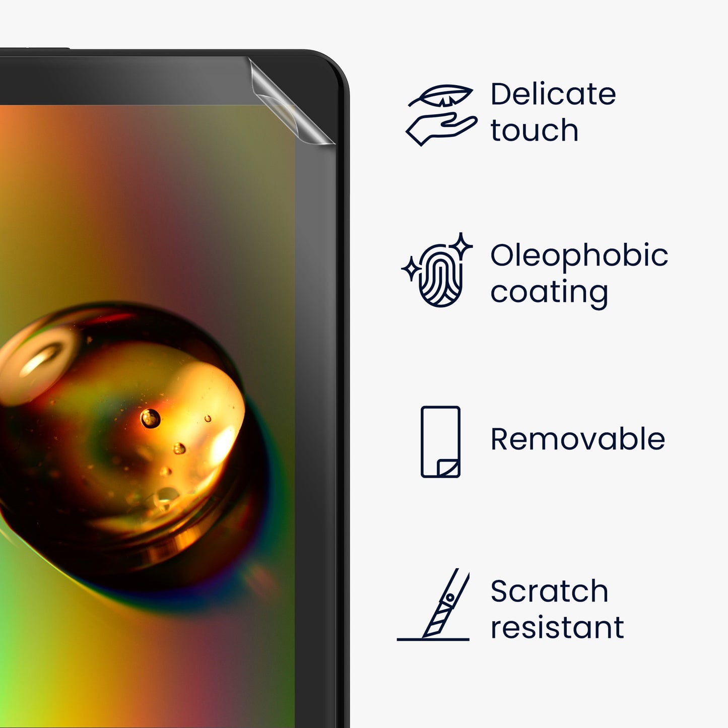 2x Screen Protector compatible with Amazon Fire 7 7" (2022)
