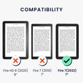 2x Screen Protector compatible with Amazon Fire 7 7" (2022)