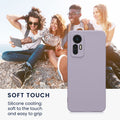 kwmobile Phone Case for Xiaomi 12 Lite 5G - Soft Silicone Phone Cover - Protective Case