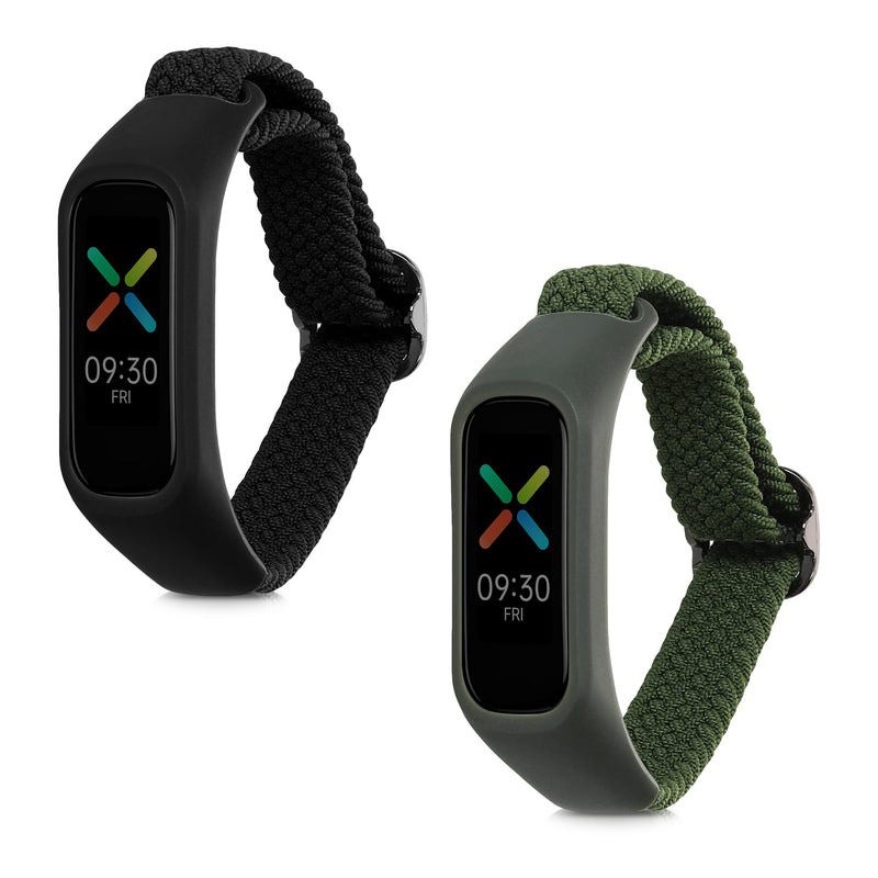 kwmobile Watch Strap for Oppo Band Sport Bracelet Fitness Tracker Band Set Replacement Strap Smartwatch