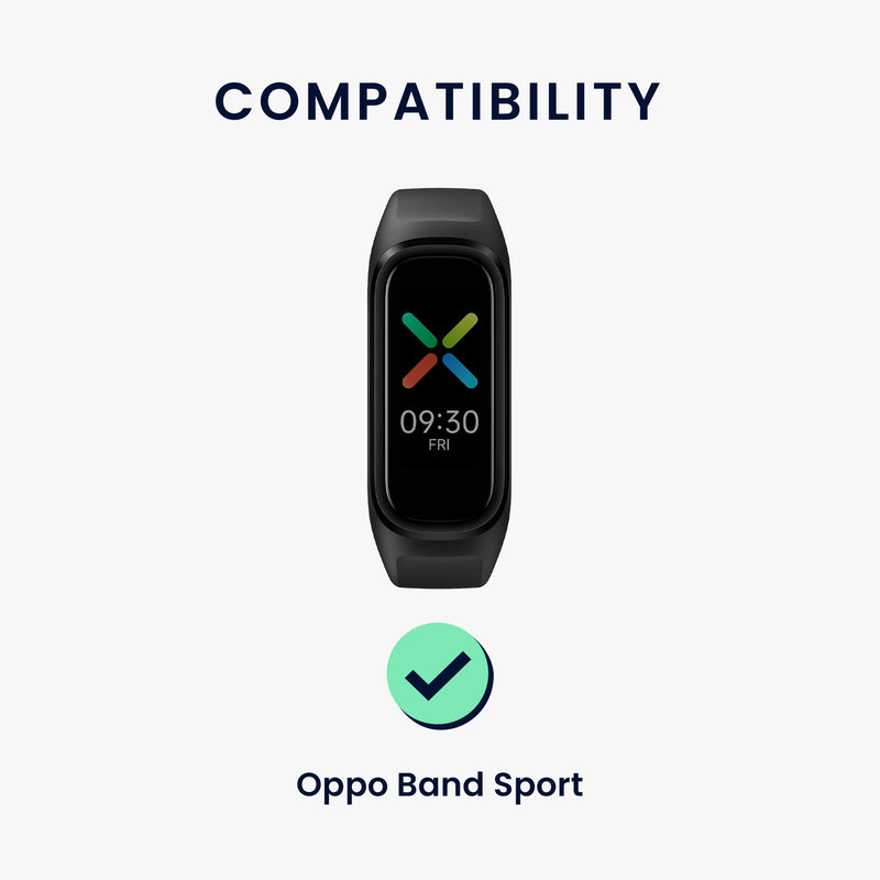 kwmobile Watch Strap for Oppo Band Sport Bracelet Fitness Tracker Band Set Replacement Strap Smartwatch