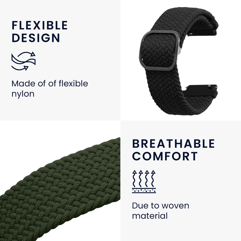 kwmobile Watch Strap for Garmin Venu Sq Music / Sq Strap Fitness Tracker Band Set Replacement Strap Smartwatch