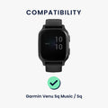 kwmobile Watch Strap for Garmin Venu Sq Music / Sq Strap Fitness Tracker Band Set Replacement Strap Smartwatch