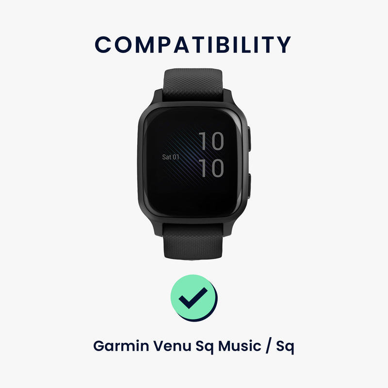 kwmobile Watch Strap for Garmin Venu Sq Music / Sq Strap Fitness Tracker Band Set Replacement Strap Smartwatch