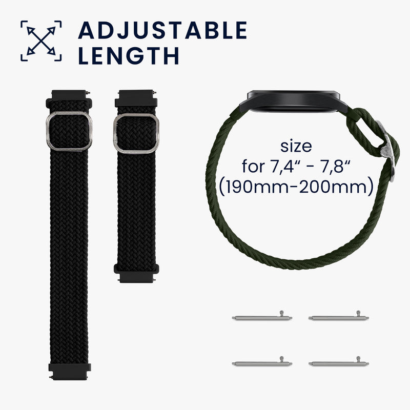 kwmobile Watch Strap for Garmin Venu Sq Music / Sq Strap Fitness Tracker Band Set Replacement Strap Smartwatch
