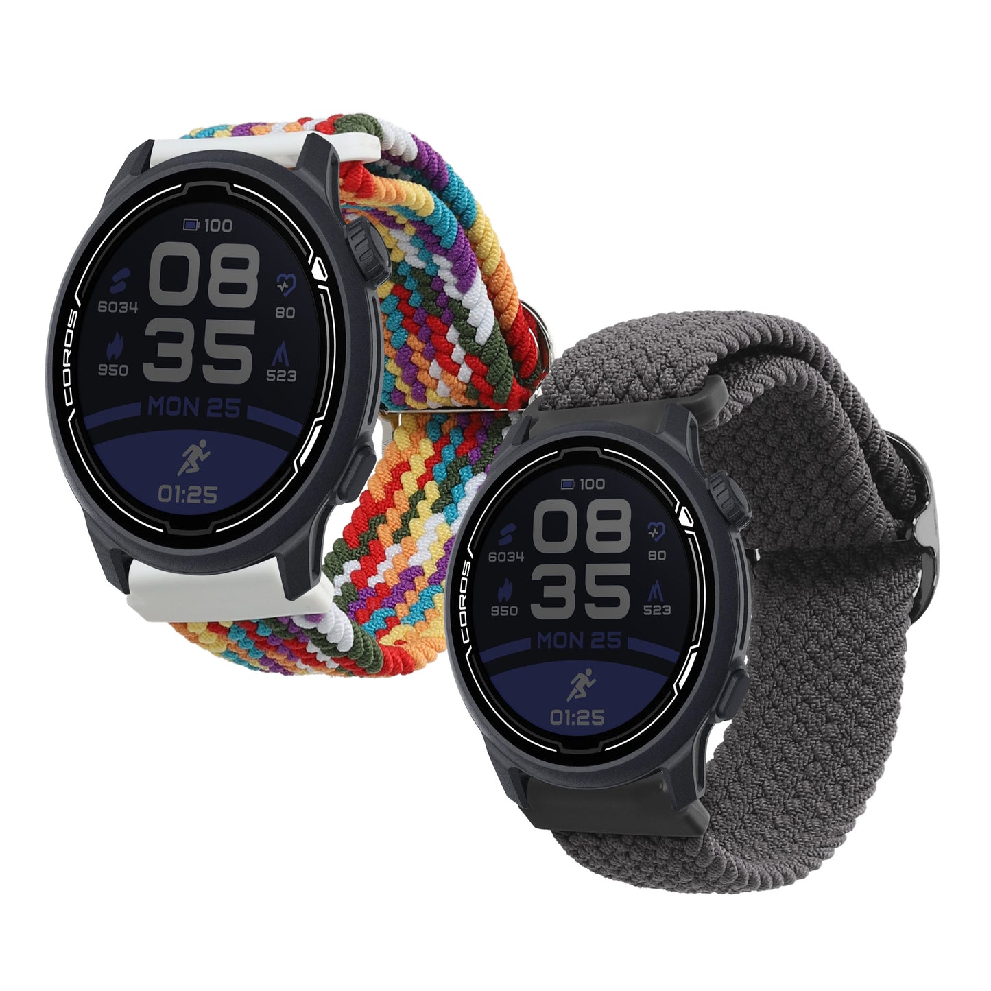 kwmobile Watch Strap for COROS PACE 2 / APEX Strap Fitness Tracker Band Set Replacement Strap Smartwatch