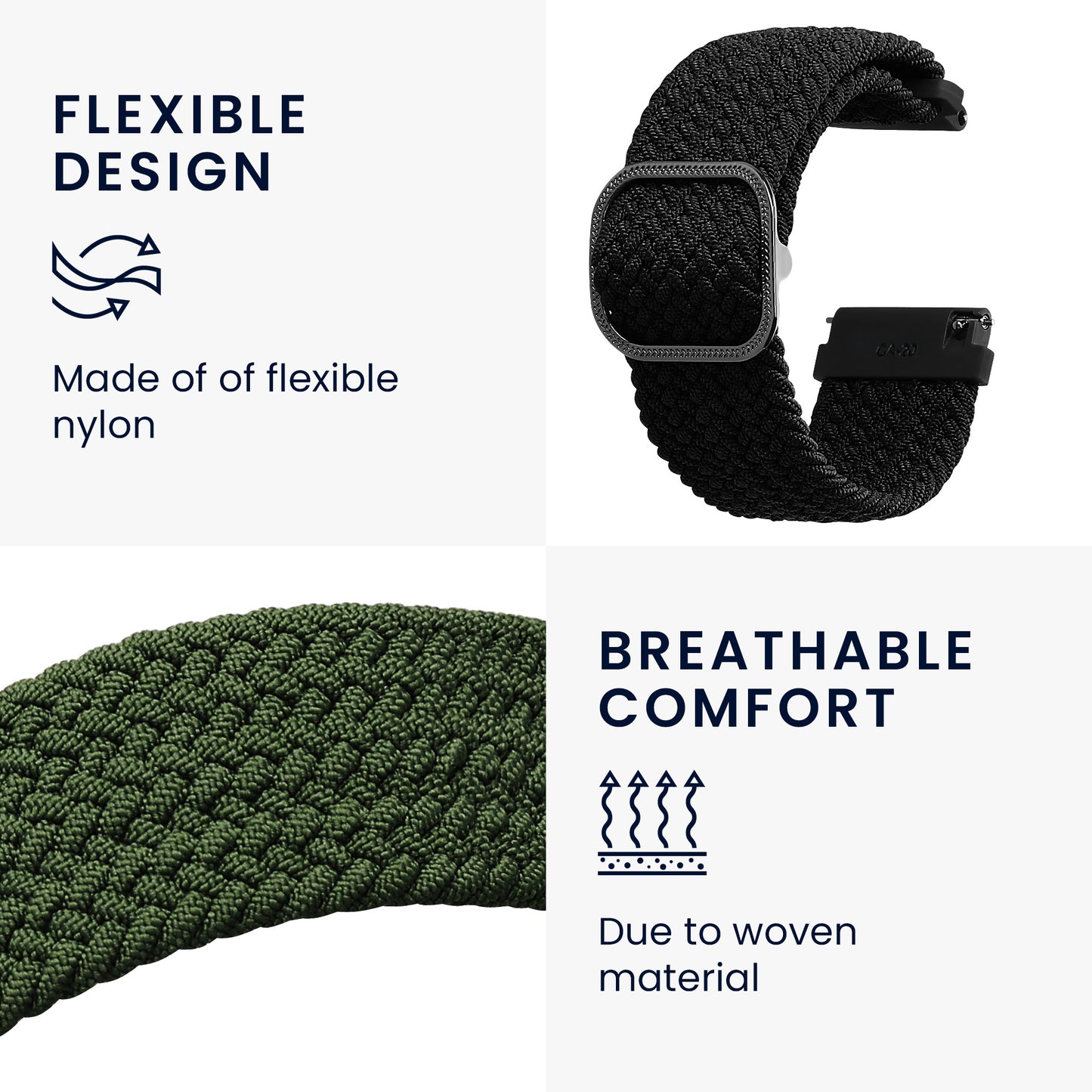kwmobile Watch Strap for COROS PACE 2 / APEX Strap Fitness Tracker Band Set Replacement Strap Smartwatch