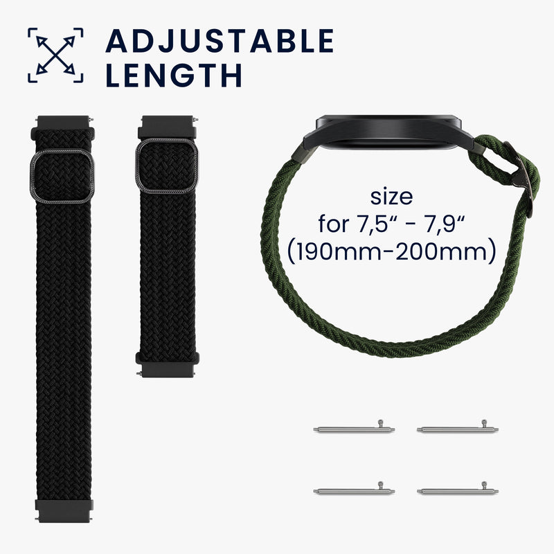 kwmobile Watch Strap for COROS PACE 2 / APEX Strap Fitness Tracker Band Set Replacement Strap Smartwatch