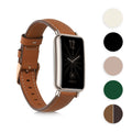 kwmobile Echtleder Uhrenarmband für Huawei Watch Fit mini Armband - Ersatzarmband für Fitnesstracker - Wechselarmband Smartwatch - Altrosa Braun Altrosa  