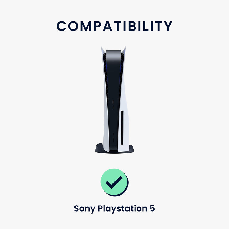 kwmobile Console Sticker compatible with Sony Playstation 5 Disc Edition