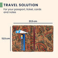 kwmobile Passport Holder with Card Slots ID Holder Passport Cover Card Case Pouch Passport Cover
