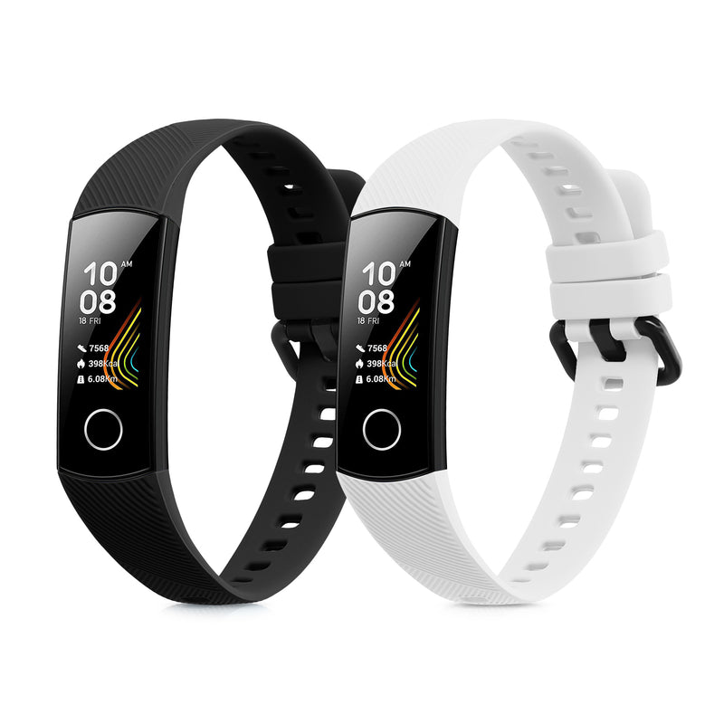 kwmobile Watch Strap for HONOR Band 5 / Band 4 Wristband Fitness Tracker Band Set Replacement Strap Smartwatch
