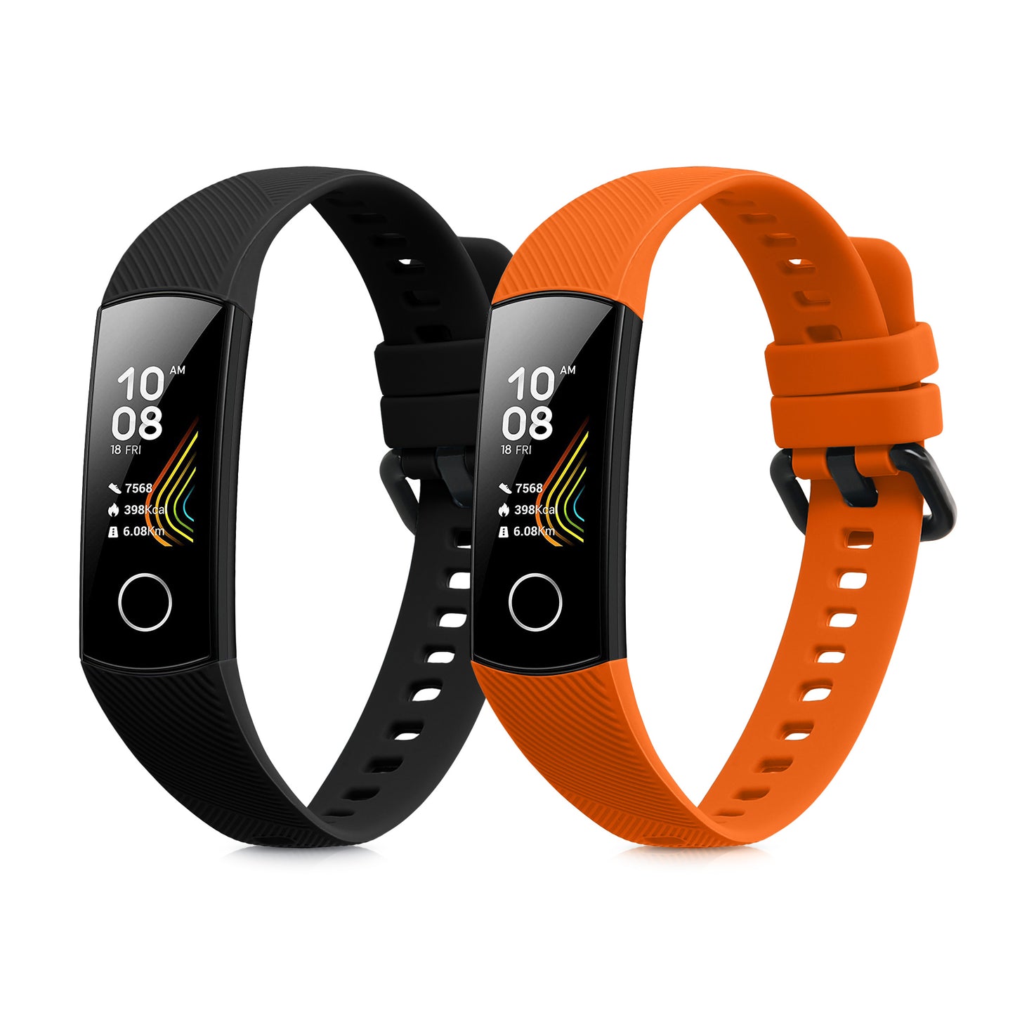 kwmobile Watch Strap for HONOR Band 5 / Band 4 Wristband Fitness Tracker Band Set Replacement Strap Smartwatch