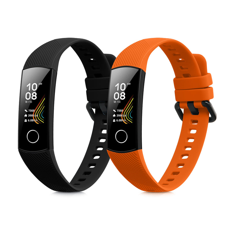 kwmobile Watch Strap for HONOR Band 5 / Band 4 Wristband Fitness Tracker Band Set Replacement Strap Smartwatch